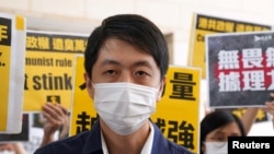 香港民主党前立法会议员许智峯(路透社资料图片)