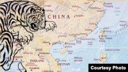 彼得·纳瓦罗教授的新书《卧虎:中国军国主义对世界意味着什么》的封面