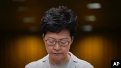 资料照:香港特首林郑月娥