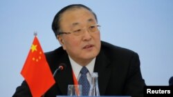 中国常驻联合国代表张军(路透社资料照)
